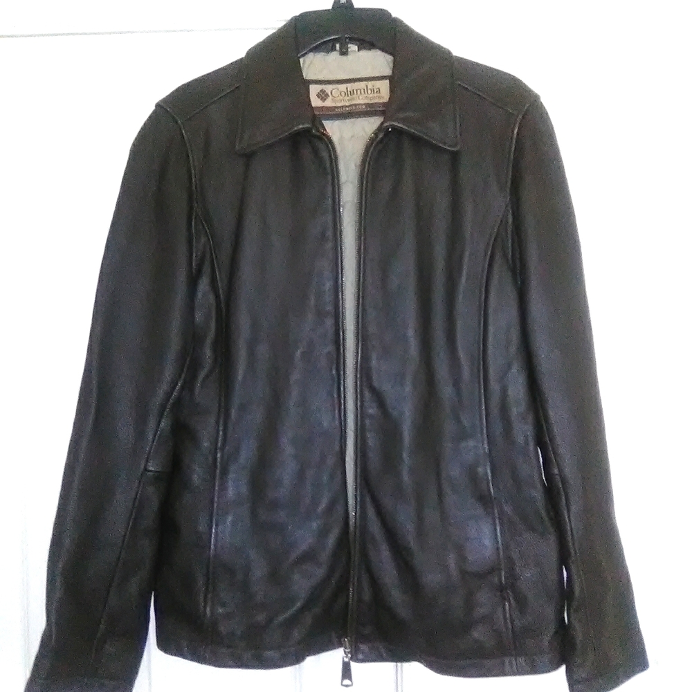 NWOT Columbia Leather Coat
